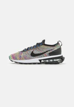 Nike Sportswear Air Max Flyknit Racer- Sneakers Laag - Multi-Coloured/Black/Racer Blue/White