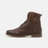 Pier One Leather - Veterboots - Brown -Stijlvolle Schoenen 051eef69b5e047c99ad3e4eb398dd6bf