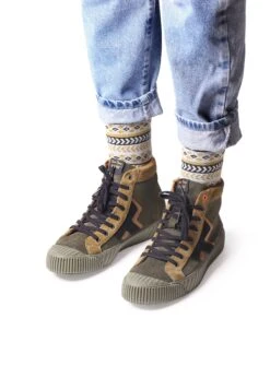 Toni Pons Gared-Sy - Sneakers Hoog - Caqui