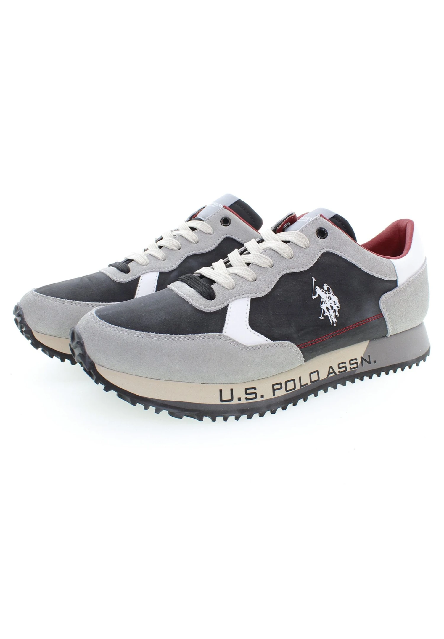 U.S. Polo Assn. Sneakers Laag - Grey Black 4 U.S. Polo Assn. Sneakers Laag - Grey Black - Afbeelding 2