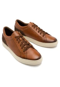 Idvc06__ - Sneakers Laag - Brąz+Czarny -Stijlvolle Schoenen 42d17326905448458f46682f22057732