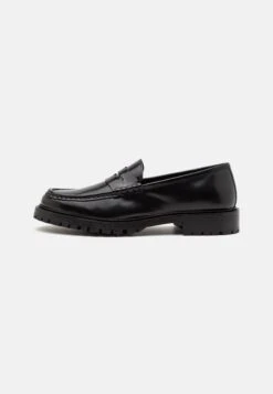 Campus Saddle Loafer - Instappers - Smooth Black