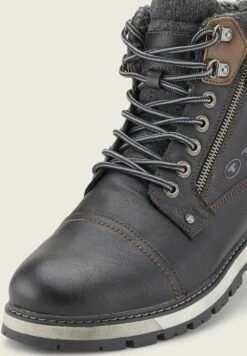 Tom Tailor Licence Gefütterte- Veterboots - Black -Stijlvolle Schoenen 5477a3d7d24a4994b2e9bfbbe1578a3e