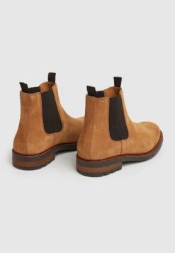 Hackett London Jacob Chelsea - Korte Laarzen - Camel/Beige -Stijlvolle Schoenen 62a9b58407854686a70940b806a015fb