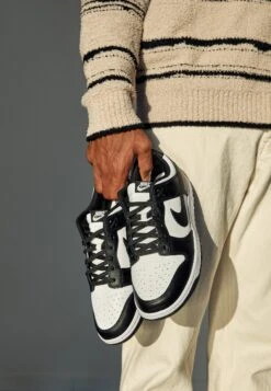 Nike Sportswear Dunk Retro - Sneakers Laag - White/Black -Stijlvolle Schoenen 7336f1a2fccf4192906b4310f3187bc6