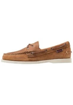 Sebago Docksides Portland Crazy Horse - Bootschoenen - Brown Tan