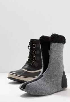 Sorel Snowboots- Black/Ancient Fossil -Stijlvolle Schoenen 7ae5e6a306c64c9c8830f67a53f96609