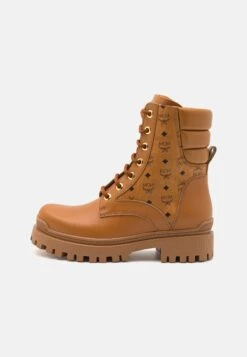 MCM Collection Ankle Boots - Veterboots - Cognac