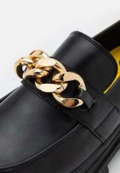 Buffalo Aspha Loafer Chain - Instappers - Black -Stijlvolle Schoenen 92d93b036a4e4965b040bfd278712a97