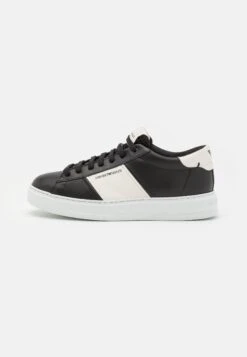 Emporio Armani Zar - Sneakers Laag - Black/Off White