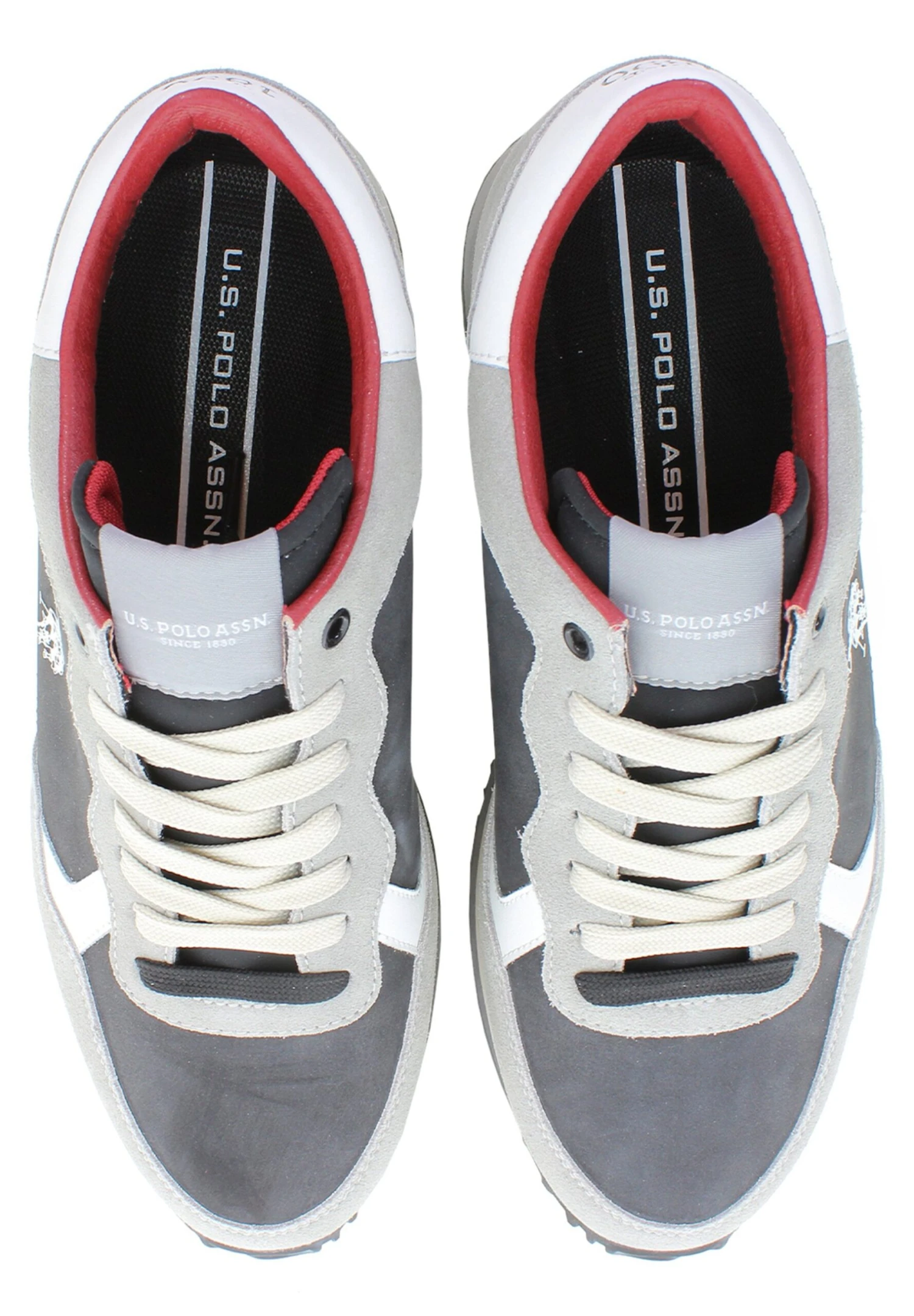 U.S. Polo Assn. Sneakers Laag - Grey Black 5 U.S. Polo Assn. Sneakers Laag - Grey Black - Afbeelding 3