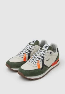 Pepe Jeans Sneakers Laag - Khaki Green -Stijlvolle Schoenen b8b1aae9067c4948b596c5db25ef4de2