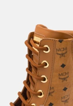 MCM Collection Ankle Boots - Veterboots - Cognac -Stijlvolle Schoenen cd985223ce5549fa8b93ebe5897d029e