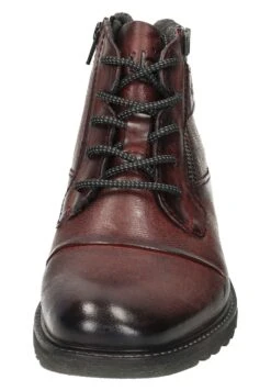 Bugatti Vittore - Veterboots - Dark Red -Stijlvolle Schoenen efaf8f5e330345ec95925693f9a410bc