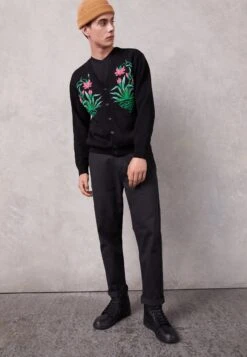 Air Jordan 1 Mid - Sneakers Hoog - Black -Stijlvolle Schoenen f196b58fb5004995a71984a68a576faa