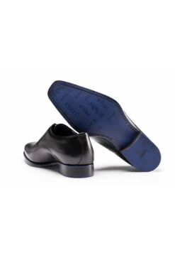 Comfort Zwarte Veterschoenen Met Blauwe Zool - Veterschoenen - Black -Stijlvolle Schoenen f6373279e09546148686b1bfdc666888