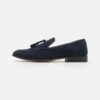 Pier One Instappers - Dark Blue -Stijlvolle Schoenen fb4c7be87d86407594320bc6e6d9e319