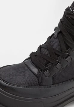 Buffalo Aspha Com Mid Men - Veterboots - Black -Stijlvolle Schoenen fdb76ce63b0d41e890131734e09f67d4