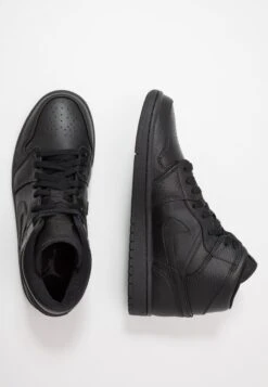 Air Jordan 1 Mid - Sneakers Hoog - Black -Stijlvolle Schoenen fe735a5a41cf47b5aae93c926bf90157