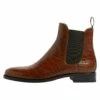 Giancarlo- Korte Laarzen - Brown Croco Printed Calf -Stijlvolle Schoenen fe96983253e046e089369f0f7816c984
