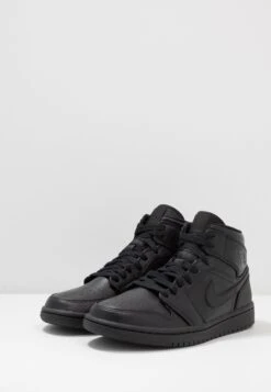 Air Jordan 1 Mid - Sneakers Hoog - Black -Stijlvolle Schoenen ffc32960e4614f9e9f3f67fd7809cb38